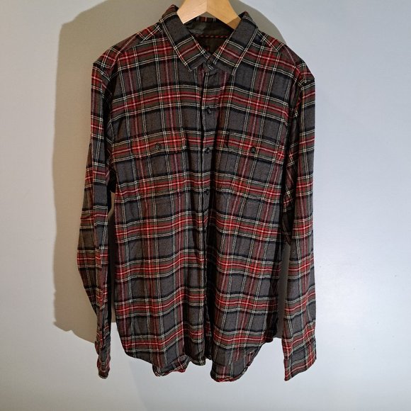 Woolrich Other - Woolrich Men's Large Long Sleeve Medium Weight Flannel Button Down Shirt